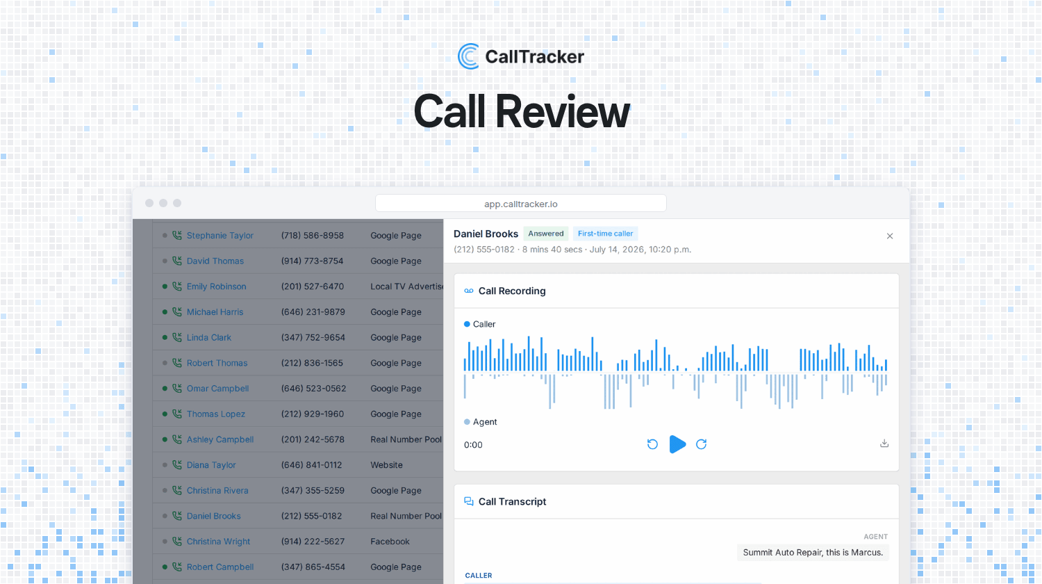 Introducing Call Review: Faster Call Tagging Without Leaving Your Call Log