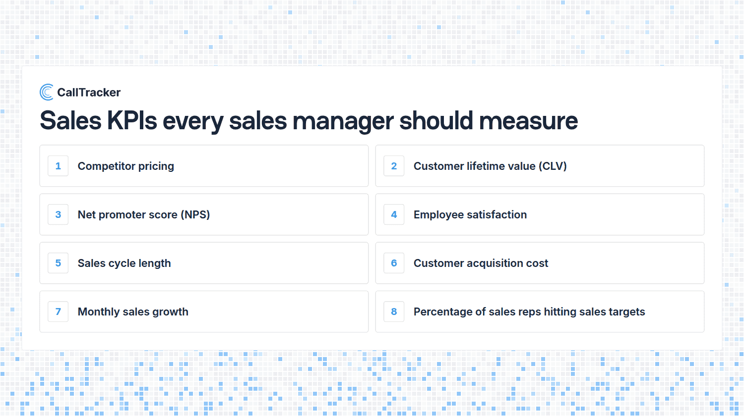 8 Essential Sales KPIs Every Sales Manager Should Measure